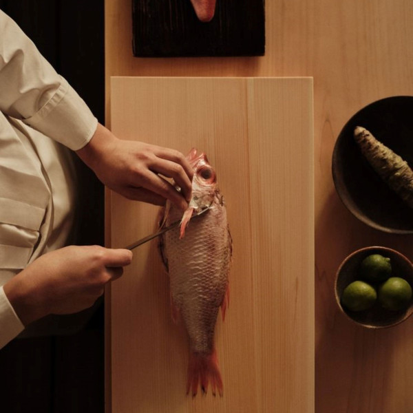 Omakase with Norihito Endo.