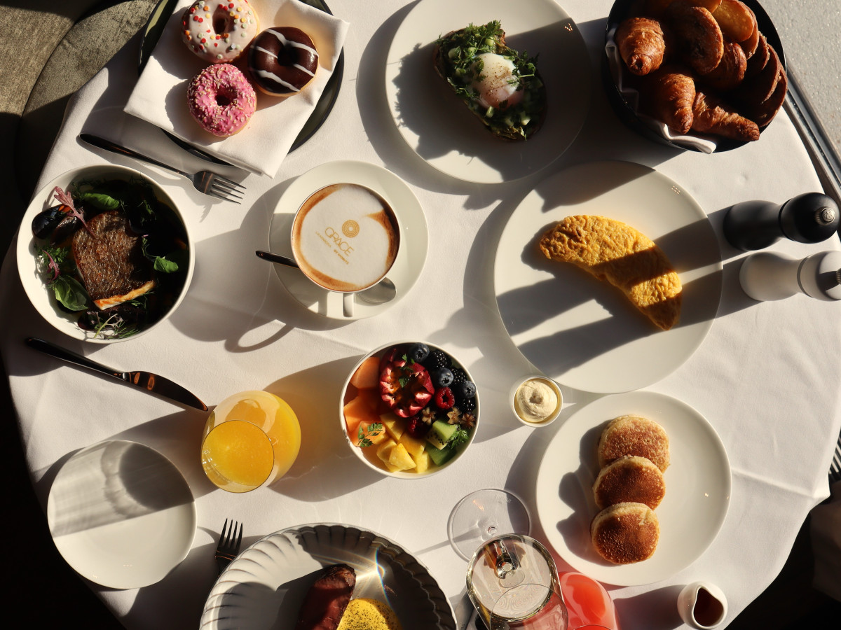 Brunch at GRACE LA MARGNA ST MORITZ.