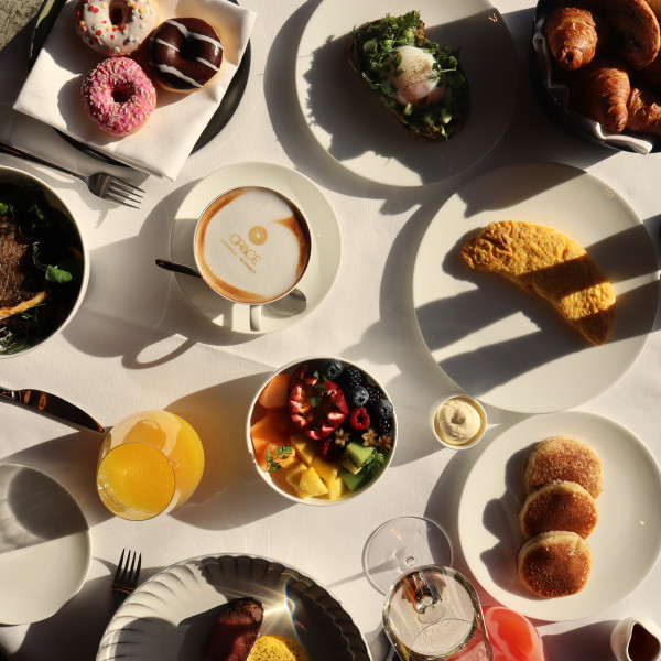 Brunch at GRACE LA MARGNA ST MORITZ.