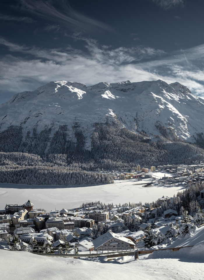 St. Moritz Mountain Panorama